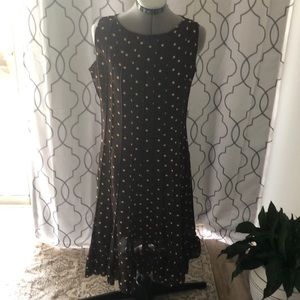 Sandra Darren polka dot dress
